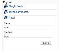 Custom PayPal form for Joomla! created with RSForm!Pro - total fields